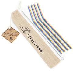 Curved Reusable Straw Gift Sets